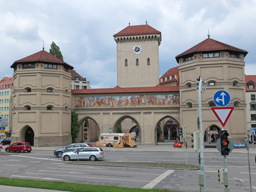 Isartor Gate in Munich Germany