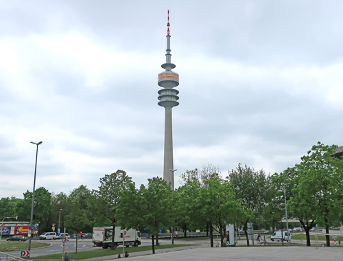Olympic Tower in Munich Germany